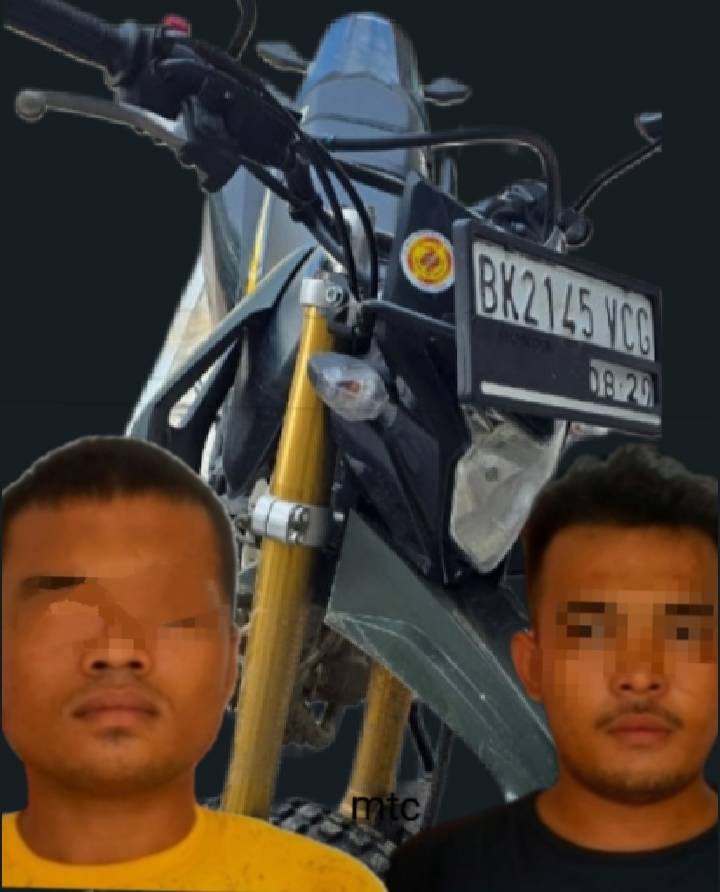Dua Pelaku Jambret Diamankan Opsnal Reskrim Polsek Simpang Empat