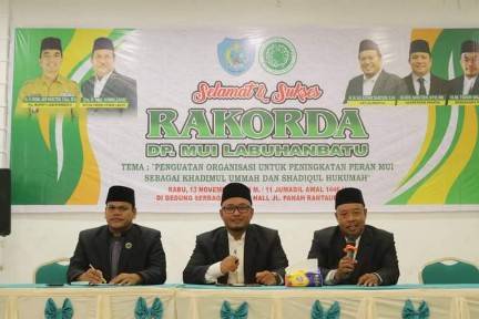 Rakorda MUI Labuhanbatu Rekomendasikan, Aparat Terkait Bertindak Tegas Memberantas Segala Bentuk Perjudian