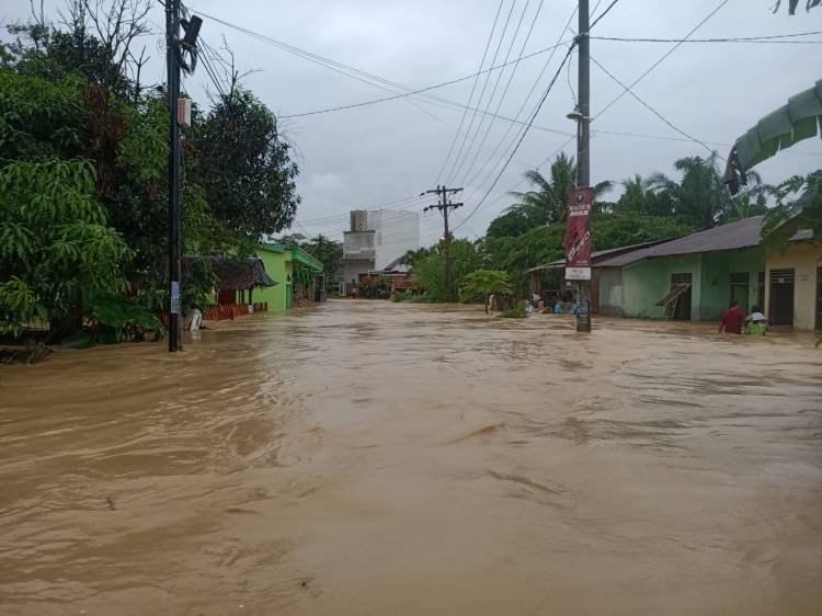 Warga Garu I Medan Amplas Kebanjiran, Enggan Mencoblos