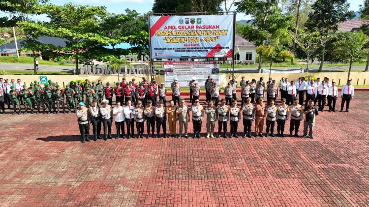 Polres Simalungun Gelar Apel Pasukan Pengamanan Kejuaraan Dunia Aquabike 2024