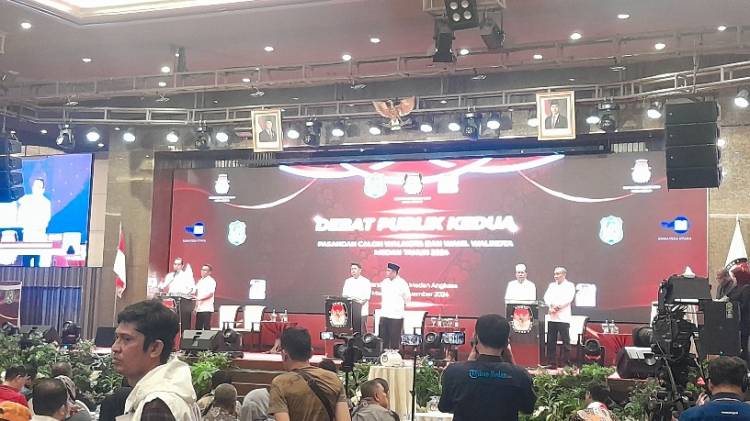 KPU Kota Medan Gelar Debat Publik Kedua Paslon Wali Kota dan Wakil Wali Kota Medan