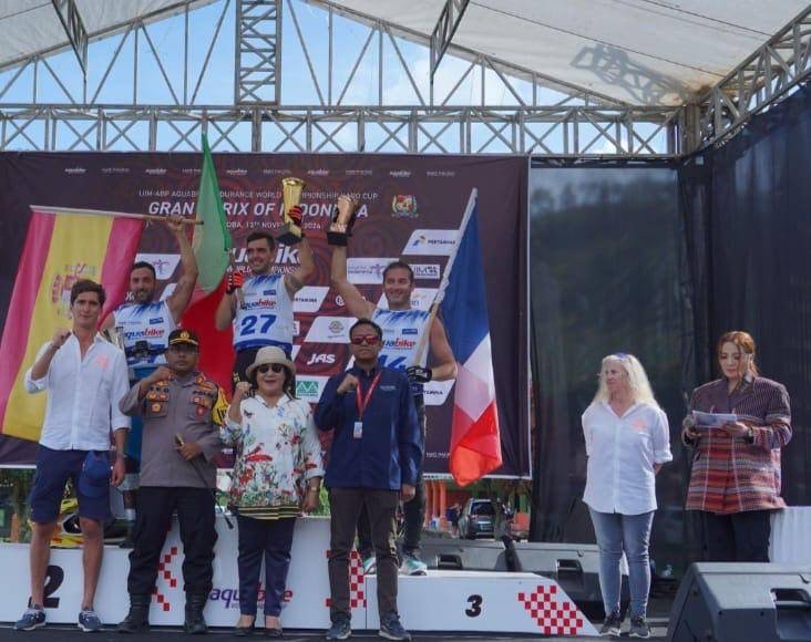 Hadirkan Listrik Tanpa Kedip, Race Karo CUP Aquabike Hari Pertama Sukses Digelar