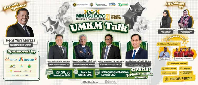 MM USU EXPO 2024: Menumbuhkan Inovasi UMKM di Era Digital