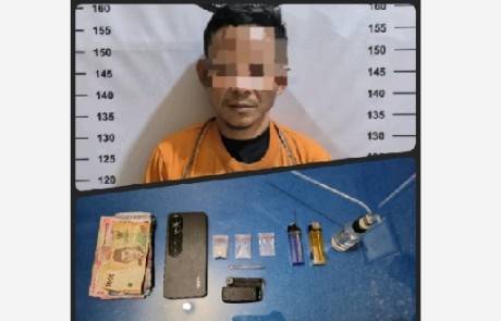Diduga Edarkan Sabu, Tim Opsnal Sat Res Narkoba Polres Labuhanbatu Tangkap Wahyu