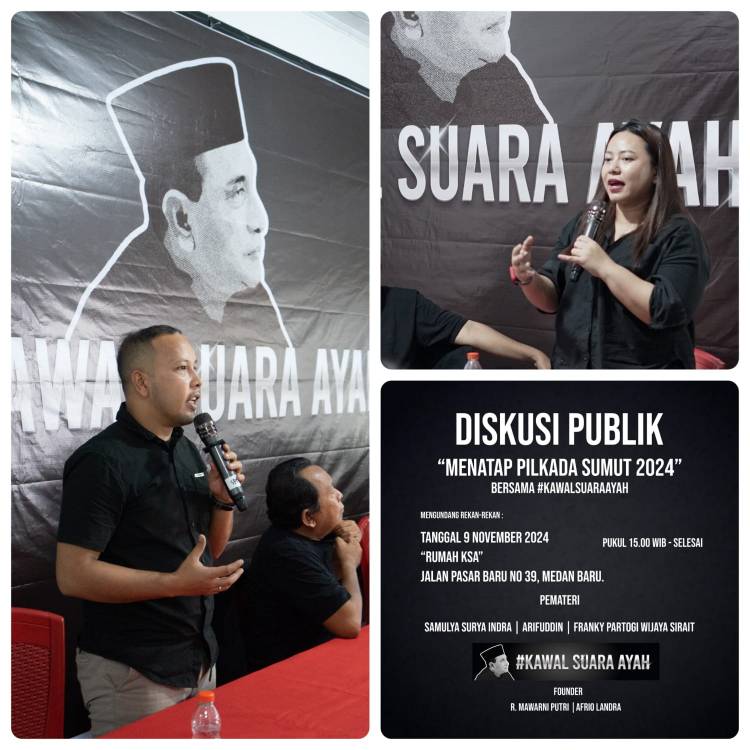 Anak Muda Buat Gerakan #KAWALSUARAAYAH  Untuk Jaga Kontestasi Pilgub Sumut 2024