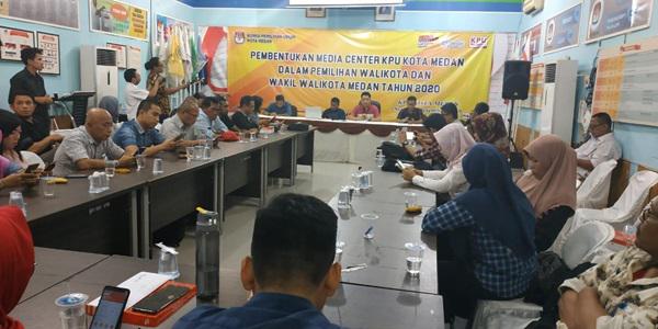 Media Center KPU Medan Dibentuk