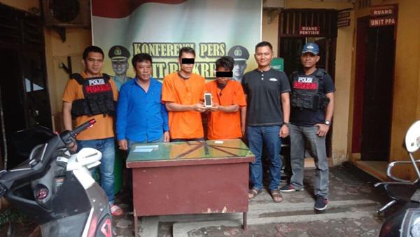 Polsek Patumbak Ringkus Dua Pemuda Spesialis Perampok Penumpang Angkot 