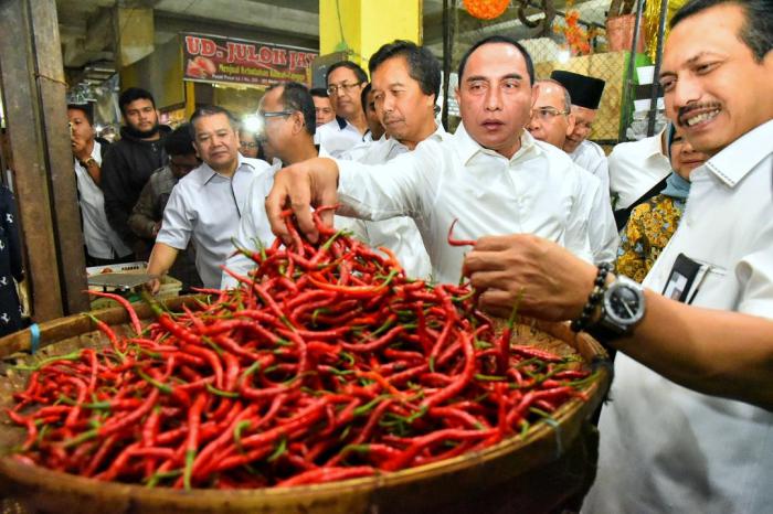 Jelang Natal dan Tahun Baru Harga  Bahan Kebutuhan Pokok Relatif Stabil