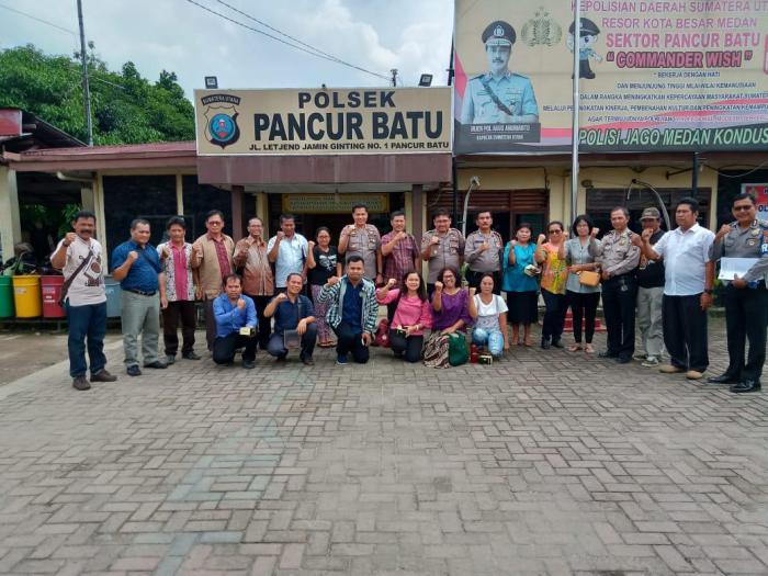 Jelang Natal, Polsek Pancur Batu Koordinasi Dengan Gereja