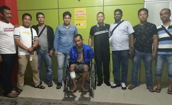 Rebut Senjata Petugas, Pembacok Paman di Medan Dilumpuhkan Polisi
