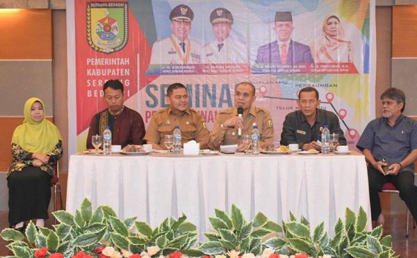 Pemkab Sergai Gelar Seminar Pembangunan Ekonomi