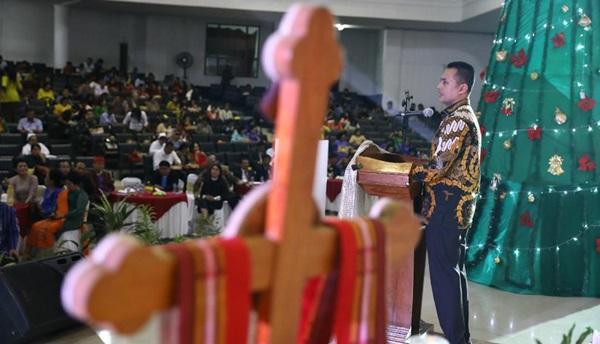 Hadiri Natal Oikoumene PGI Wilayah Sumut, Ijeck Sampaikan Hal Ini