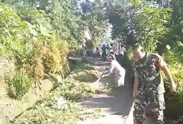 Babinsa Koramil 03/SBL Galakkan Gotong Royong 
