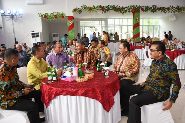 Pangdam I/BB hadiri Open House  Natal 2019 Kapolda Sumut