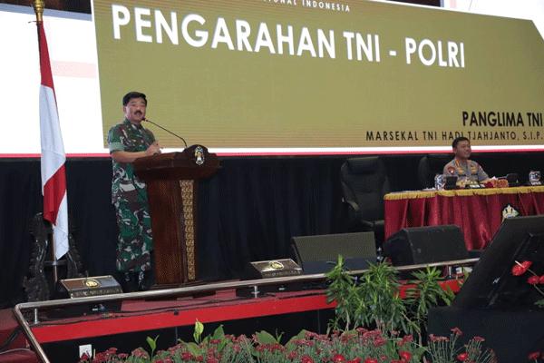 Panglima TNI : Sinergitas TNI-Polri Jamin Stabilitas Keamanan