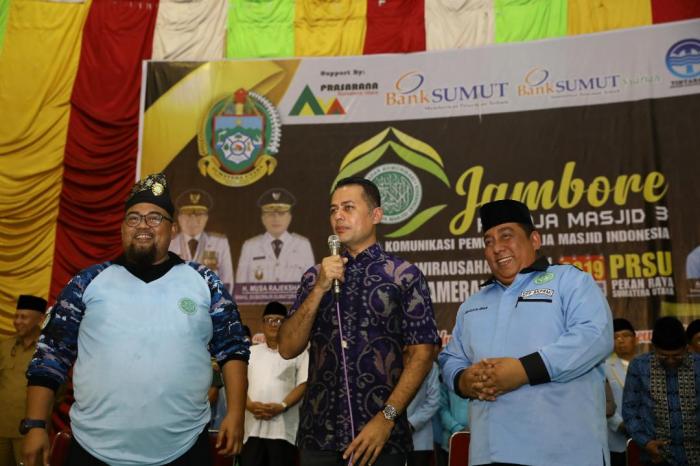  Buka Jambore BKPRMI Sumut,  Wagub Ajak Remaja Masjid Perangi Narkoba