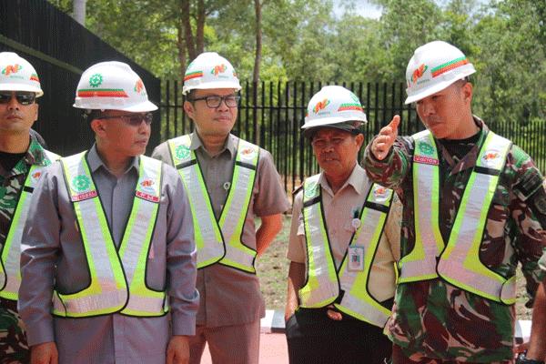 Wadansatgas Yonif 411 Kostrad Dampingi Tim Kemenko Polhukam RI Kunjungi PLBN Sota