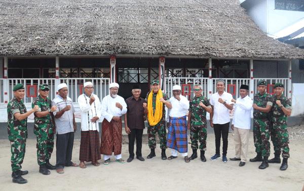 Inspektorat Kodam I/BB Kunjungi Satgas Pamrahwan Yonif Raider Khusus 136 di Maluku