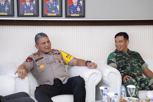 Tingkatkan Sinergitas, Kapolda Sumut Kunjungi Kosek Hanudnas lll