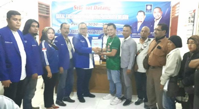 Melennial Perdana, Aditya Pranata Daftar Cawakot/Wakil Cawakot Medan ke PAN