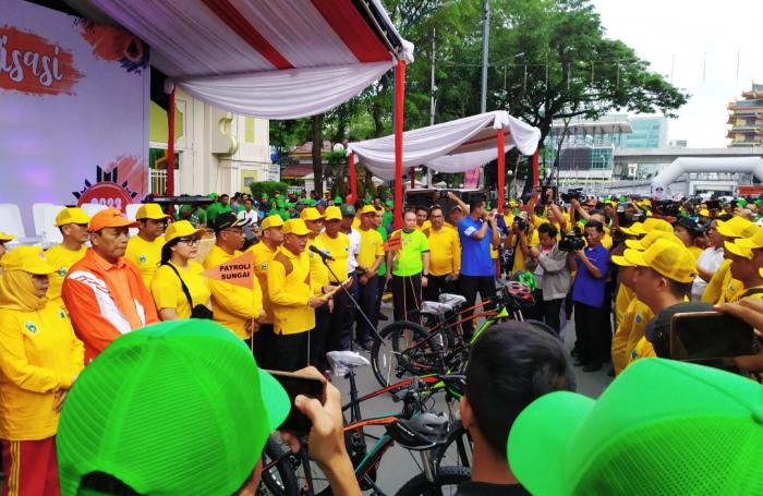 Gubsu Deklarasikan Medan Bebas Banjir 2022