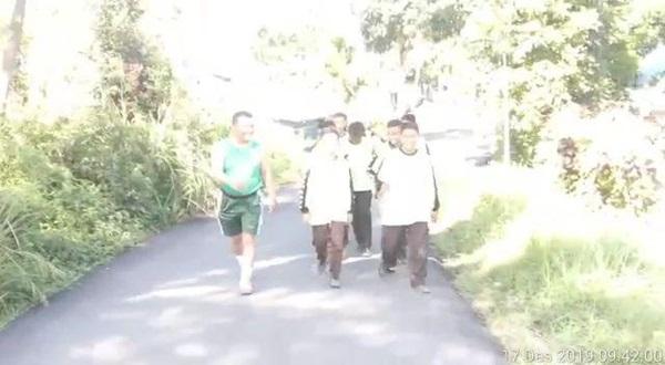 Danramil 03/SBL Ajak Pelajar Berolah Raga dan Jauhi Narkoba