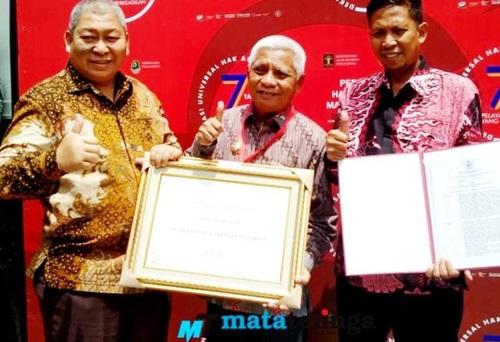 Pemkab Asahan Mendapat Penghargaan dalam Peringatan ke 71 Hari HAM se Dunia