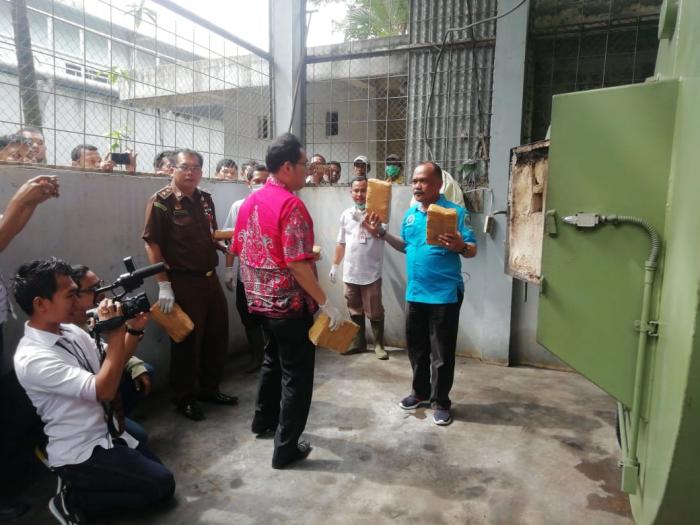 BNN Sumut, Musnahkan Barang Bukti Hasil Tangkapan