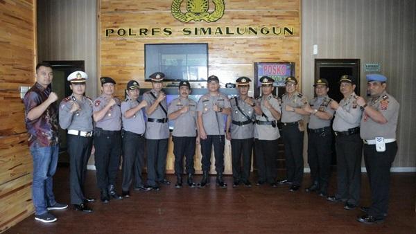 Jabatan Kasat Intelkam dan Dua Kapolsek di Polres Simalungun Diserahterimakan