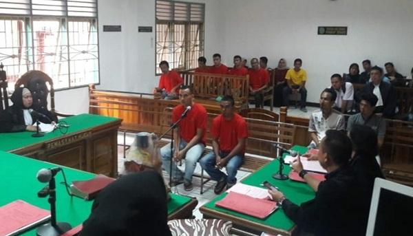 Dua Kurir 170 Kg Ganja Dituntut Hukuman Mati  di PN Medan