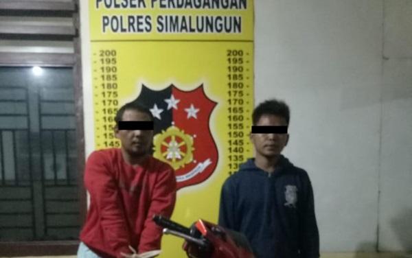 Polsek Perdagangan Ringkus Pelaku Curanmor dan Penadah