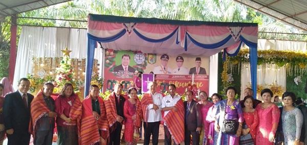 Bupati dan Wabup Sergai Hadiri Natal Oikumene Teluk Mengkudu Tahun 2019