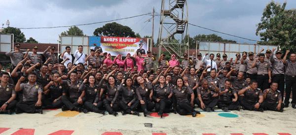 Kapolres Simalungun Pimpin Upacara Korps Raport Kenaikan Pangkat
