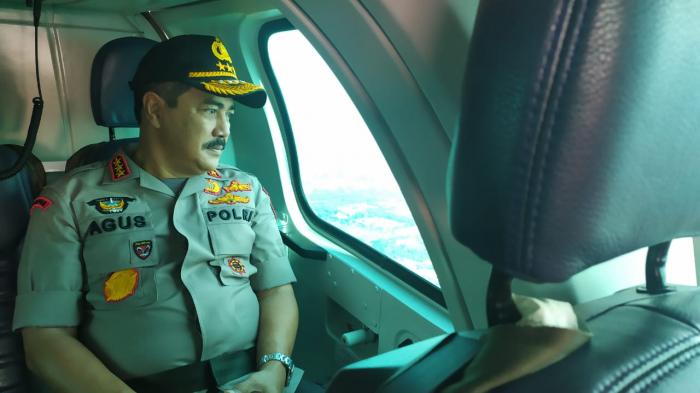 Jelang Malam Pergantian Tahun, Kabaharkam Lakukan Pemantauan Udara 