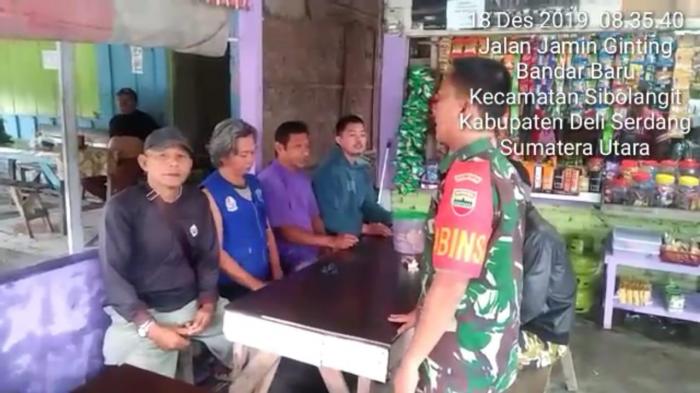 Babinsa Bina Warga Jauhi Narkoba