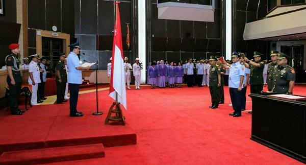 Panglima TNI Pimpin Sertijab Tiga Pejabat di Lingkungan Mabes TNI