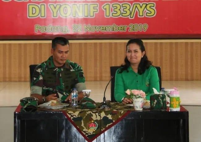 Sosialisasi Mitigasi Bencana "Koper Siaga" Korum Yonif 133/YS Dan Ibu Persit