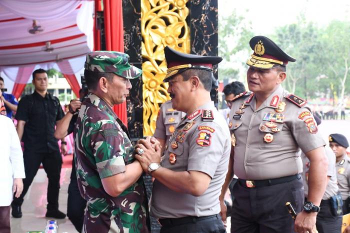 Pangdam I/BB hadiri Upacara Farewell parade Kapolda Sumut