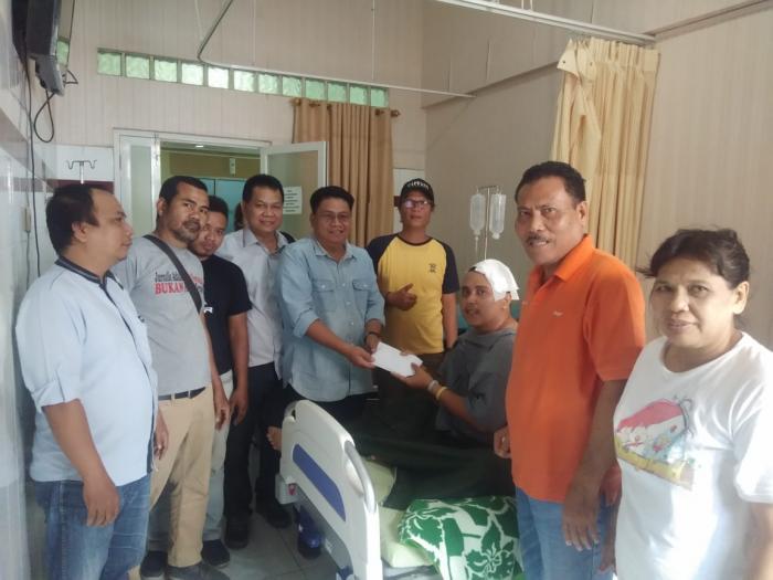 Terkait Kecelakaan Jurnalis TV Nasional Di Medan Ijek Doakan Salomo Cepat Sembuh