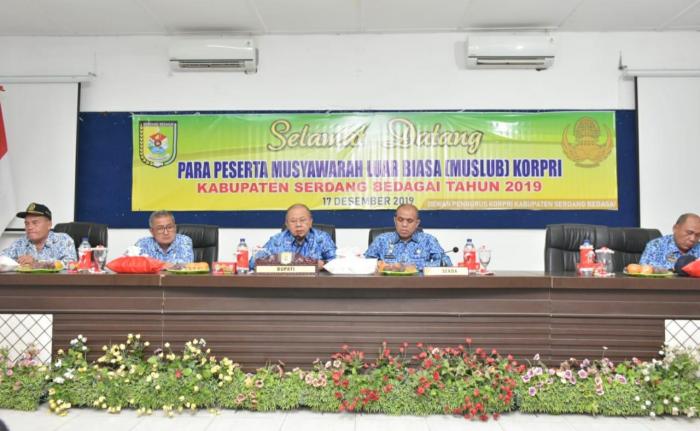 Bupati Buka Muslub KORPRI Sergai Tahun 2019