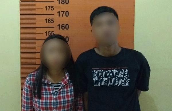 Sepasang Kekasih Kompak Curanmor dan Masuk Sel Polsek Pancur Batu