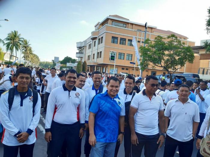Peringati Hari Ibu, Bakamla RI Memeriahkan Jalan Sehat Keluarga