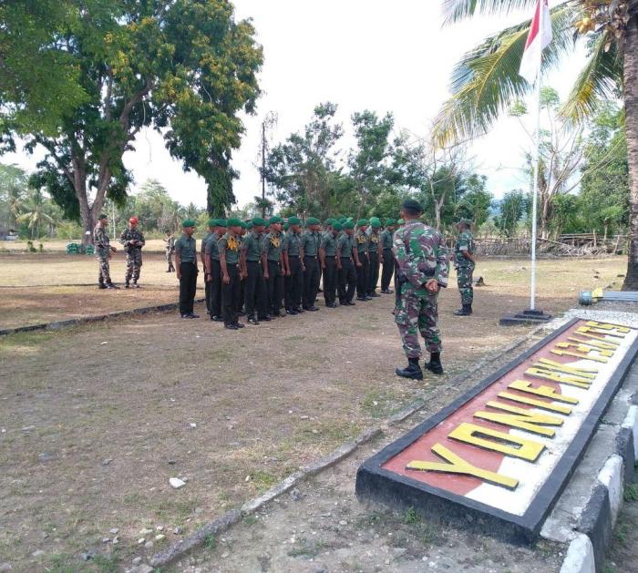30 Tamtama Infanteri Kodam XVI/Pattimura Kunjungi Satgas Pamrahwan Maluku