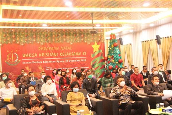 Kapuspenkum: Perayaan Natal Virtual Kejaksaan RI "Teristimewa" di Masa Pandemi Covid-19