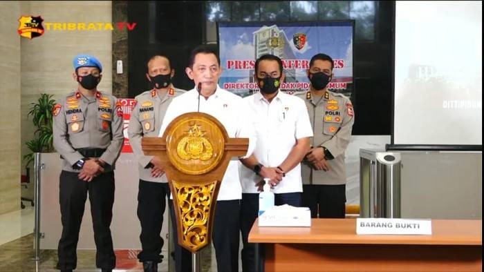 Kabaharkam Polri Ikut Dampingi Wakapolri Vicon dengan Kapolda se-Indonesia