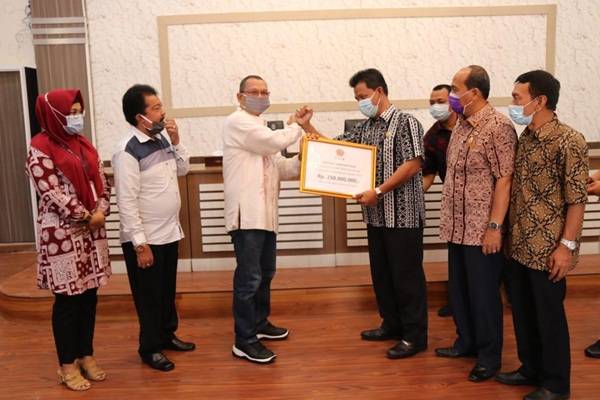 Pemko Medan Terima Bantuan Rp. 250 Juta Dari BNPB