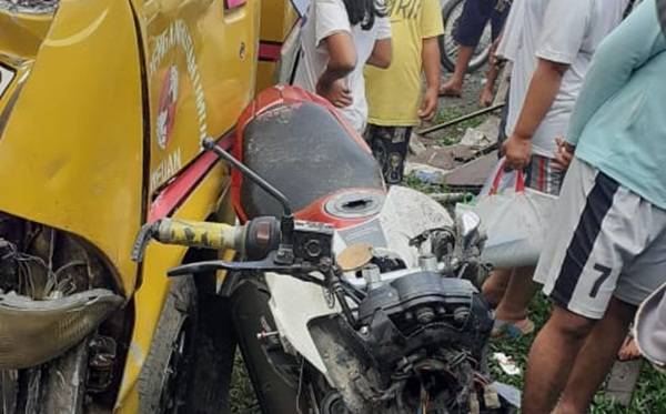 Laka Lantas di Desa Kedai Durian, Pengendara Motor Tewas Diserempet Angkot