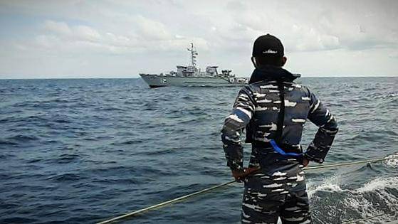TNI AL dan TLDM  Melaksanakan Patroli Terkoordinasi