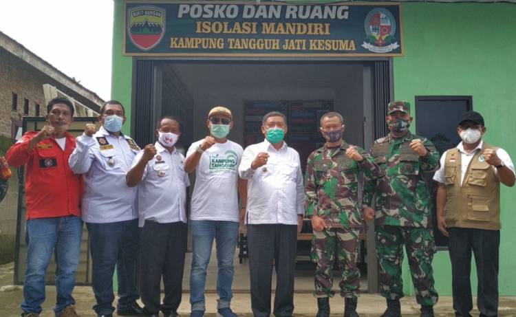Dandim 0201/BS Resmikan Kampung Tangguh dan Pembangunan MDA Al Jihad Desa Jati Kesuma