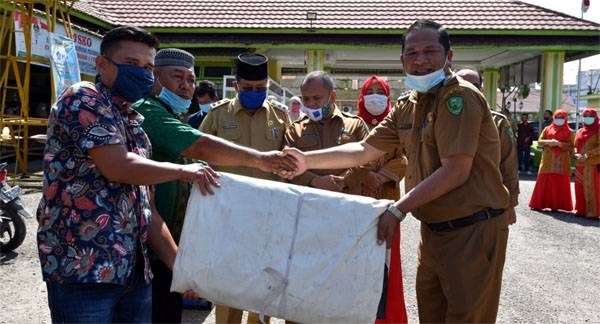 Pedagang di PSP Terima Bantuan Dalam Rangka PEN